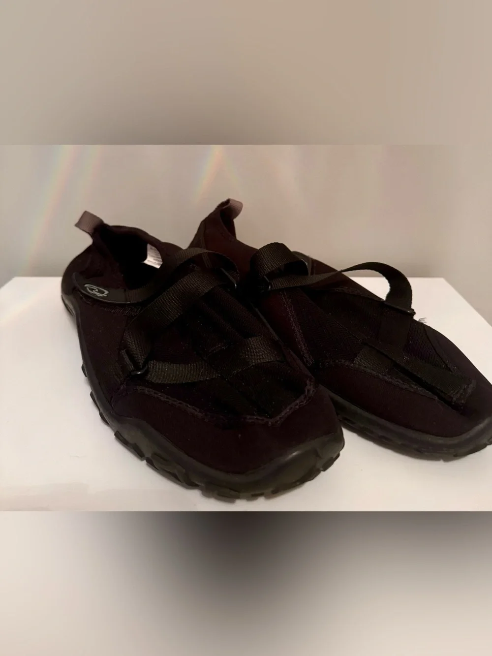 Men's Black Slip-On water Shoes Size 10